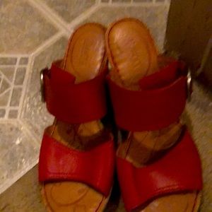 Red Born wedges